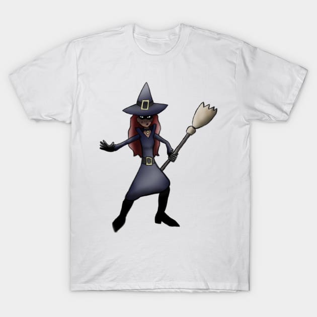 Carmen sandiego in a witch costume T-Shirt by SharonTheFirst